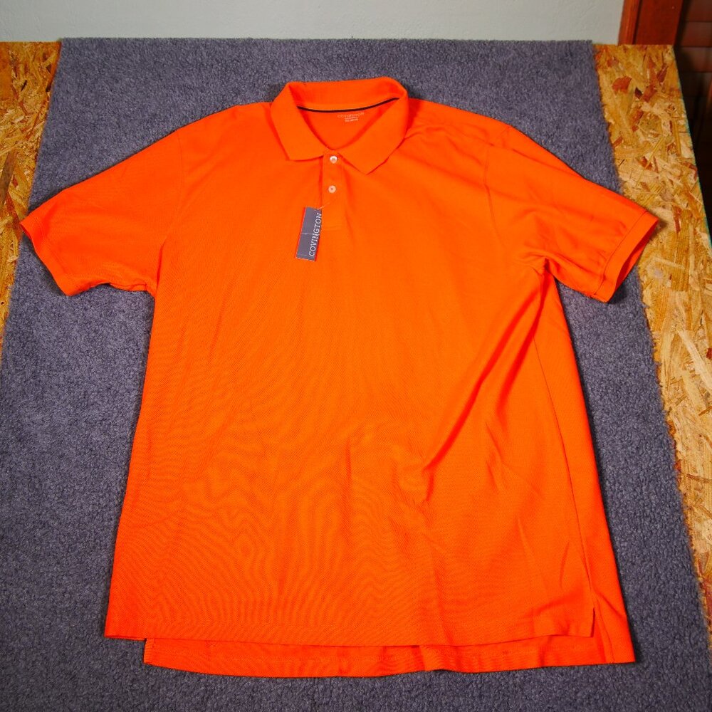 Covington Orange Polo Shirt Size Men's XXL
